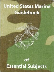 アメリカ軍 USMC 海兵隊 必須科目 教本 United States Marine Guidebook of Essential Subjects 新品