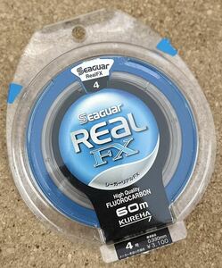 [新品] クレハ Seaguar/シーガー リアルFX 60m 4号 #ライン #フロロカーボン #ハリス #グランドマックス #仕掛け #送料無料