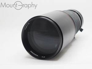 ★良品★ TOKINA トキナー SD 400mm F5.6 ★完動品★同梱可 Y/Cマウント #i5038