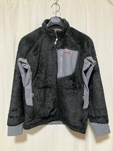 Marmot マーモット ボア/切り替ブルゾン 黒/グレー M 中古品