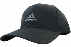 adidas アディダス キャップ コットンツイル 帽子 ブラック Lサイズ（約60-63cm）調節可能 日本正規メーカー仕入れ商品★ブラック【新品】