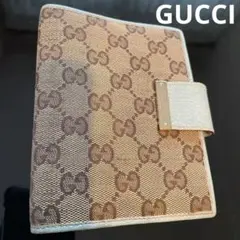 グッチ　手帳カバー　GUCCI　6穴　手帳ケース