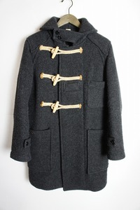 美品TATAMIZE タタミゼ DUFFLE COAT メルトン ダッフル コート CO-02 灰1109N■K2