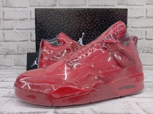 【箱付き】NIKE ナイキ AIR JORDAN 4 RETRO 11LAB4 RED 719864 600 エアジョーダン4レトロ 11ラブ4 レッド 黒タグ付き 28cm 店舗受取可