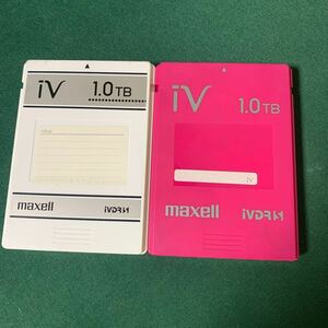 maxell カセットHDD 1TB ×2 中古　動作未確認、現状品