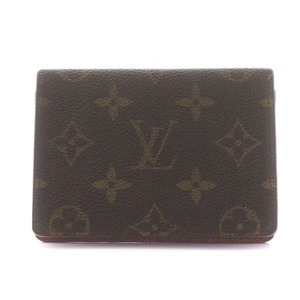 ルイヴィトン LOUIS VUITTON モノグラム ポルト 2カルト・ヴェルティカル パスケース カードケース 名刺入れ PVCキャンバス M60533