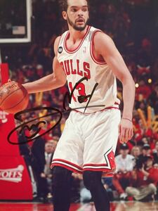 ジョアキム・ノア直筆サイン入り超 大型写真…Joakim Noah