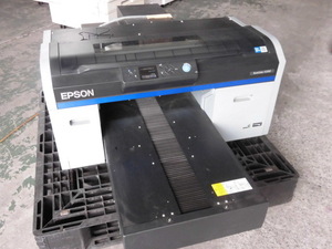 [A19311] EPSON SureColor F2150(SC-F2150) ガーメントプリンタ Tシャツ等のプリンター ▼現状品 通電確認 引取限定