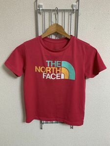［THE NORTH FACE］ ザノースフェイス 半袖Tシャツ キッズ　140サイズ　ピンク系　Y526