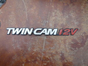 ツインカム１２V　TWINCAM12V　エンブレム　アルトワークス　ミラTR-XX　アトレー　ハイゼット　ブラボー　ヴィヴィオRX-R　オプティ
