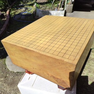 碁盤 天然木 木製 脚付 囲碁盤