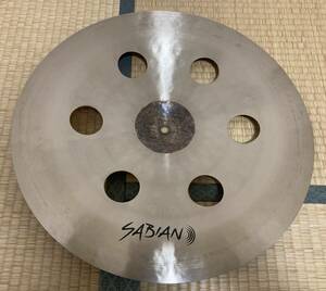 Sabian 19" HHX Complex O-Zone China Cymbal 1267g チャイナ シンバル ドラム 1円スタート