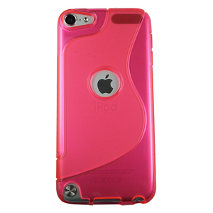 即決・送料込)【シンプルなソフトケース】GauGau iPod Touch 5th/6th Wave Soft Case Clear Pink