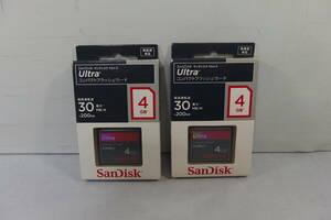 ◆新品未開封 SanDisk(サンディスク) Ultra(ウルトラ) CF コンパクトフラッシュカード SDCFHG004GJ95 4GB ×2枚 合計8GB メモリーカード