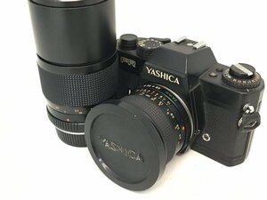 YASHICA FR / ML 24ｍｍ 1:2.8 / ML 200mm 1:4 C 一眼レフカメラ レンズ ジャンク 中古【UW040616】