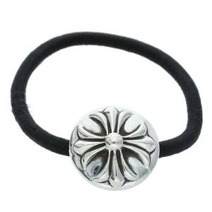 クロムハーツ Chrome Hearts HAIRBAND/クロスボールボタンヘアゴム シルバーコンチョ 中古 SJ02