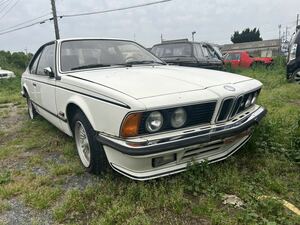 BMW E24 633CSI Mスポーツ 3.21L 3.32M.J1 1984年 E-C633 93479㎞ 部品取り車 茨城県境町から M6 E28 635