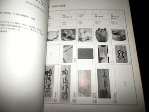 図録/金重陶陽/備前焼.人間国宝/茶碗.茶入.水指.茶杓.徳利.酒呑.銚子.宝瓶.長皿.他/手印.印章の変遷-箱書.署名.印章.陶印/194点/掛軸.茶道