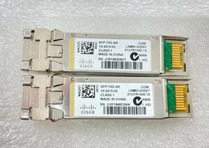 複数入荷 ★Cisco SFP-10G-SR 10-2415-03　2個セット★　動作品　