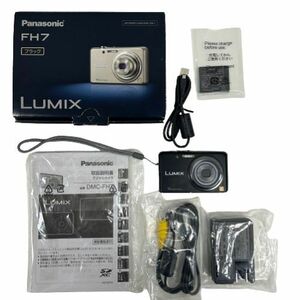 ■【Panasonic/パナソニック】 デジタルカメラ LUMIX DMC-FH７ ブラック★7256