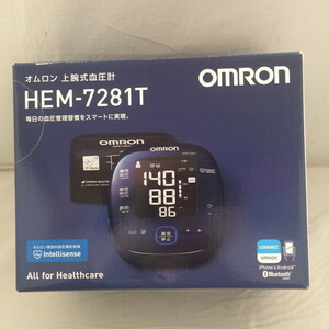 保証付き オムロン 血圧計 HEM-7281T 上腕式血圧計 スマホ連動 Bluetooth対応 コンパクトモデル QT672