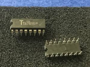 TA7616P 【即決即送】東芝 AMワンチップチューナー IC [161TyK/255222] Toshiba 1-Chip AM Tuner IC 　2個セット 