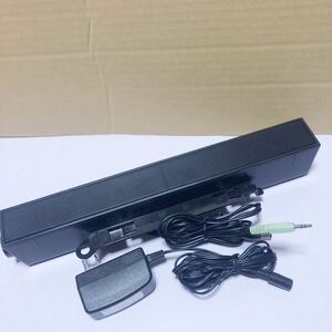中古良品 DELL モニター用スピーカー AX510PA ブラック 動作品 管理号SHA1085