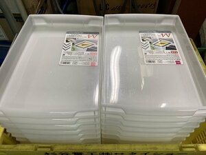 04-04-332 ★BS インテリア 小物入れ ジョイントA4トレー プラスチック容器 書類整理 ダイソー まとめ売り ３０点セット 中古