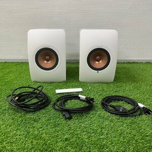 【中古品】『4-298』KEF LS50 Wireless Mineral White ワイヤレススピーカー ペア