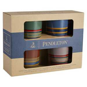 ペンドルトン セラミックマグセット(キャンプストライプコレクション) 4個セット #19377307-200 PENDLETON 新品 未使用