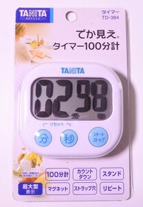 1円から売り切りスタート・・ TANITA でか見えタイマー100分計 超大型表示 未使用 kktyk a201h0302