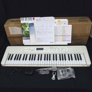 【美品/動作確認済】CASIO LK-526 光ナビゲーションキーボード 2023年製 CASIOTONE カシオトーン ホワイト 元箱有り/160サイズ