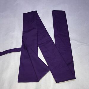 刀剣白鞘用袋　厚手木綿仕立て　日本製　紫色　全長130.0㎝　刀拵(100.0㎝程度)