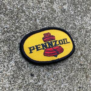 激レア ビンテージ 80’s PENNZOIL ペンゾ オイル ワッペン ハーレー パン ナックル ショベル チョッパー トライアンフ BELL スカイライン