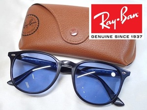 5041[A]ケース付き♪【Ray-Ban◆レイバン】サングラス/カラーレンズ ブルー系/黒 ブラックフレーム/RB4259-F 601/80 53□20 150 2N