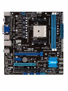 未使用に近い ASUS F2A85-M LE マザーボード AMD A85X FM2 MicroATX メモリ最大32G対応 保証あり　