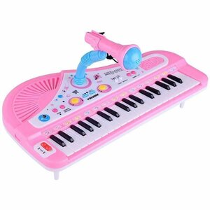 CJM305★電子キーボード 37鍵盤 ピアノ おもちゃ　玩具 スピーカー付き　楽器