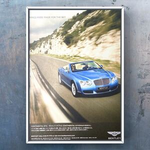 当時物 ベントレー コンチネンタル GTC 広告 /カタログ Bentley Continental GTC GT 535 ホイール カスタム ミニカー 1/18 ポスター グリル