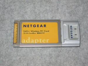 NETGEAR WG511T 54Ｇ+ 無線LANアダプタ（PCカードタイプ）
