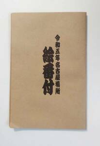 ☆ 絵番付 令和5年 7月場所 豊昇龍・北勝富士・朝乃山・高安・若元春・霧島