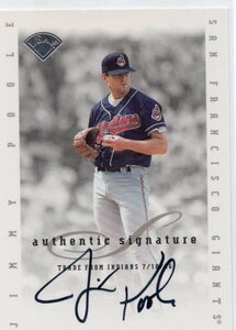 MLB 1997 DONRUSS SIGNATURE 　JIMMY POOLE ジム・プール 直筆サイン　新品ミント状態品 　