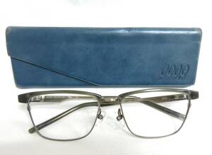 12904◆【SALE】999.9 フォーナインズ M-29 54□16 140 7603 TITANIUM メガネ/眼鏡 MADE IN JAPAN 中古 USED