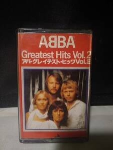 C8892　カセットテープ　 ABBA アバ GREATEST HITS Vol.2 グレイテスト・ヒッツ Vol.2