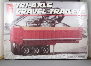 1/25 AMT Tri-axle Gravel Trailer