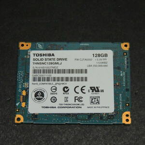 【検品済み】TOSHIBA SSD 128GB THNSNC128GMLJ (使用6720時間)管理:e-32