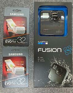 【中古】 GoPro Fusion 360° カメラ MicroSDカード x 2枚 フルセット CHDHZ-103-F