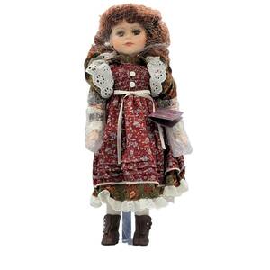 House of Lloyd Decor And More 16” Porcelain Doll Stephanie With Original Box 海外 即決