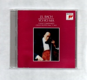 Ｊ．Ｓ．バッハ 無伴奏チェロ組曲第1番・第3番・第5番 ヨーヨー・マ CD ))ff-0772