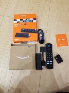 Amazon Fire TV Stick アマゾン ファイヤースティック Alexa対応音声認識リモコン(第3世代)付属 amazon TVerボタン付