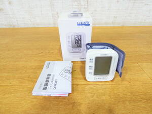 ◇CITIZEN シチズン 電子血圧計 CHW301 手首式 デジタル ワンボタン測定 かんたん操作＠520円発送(4)